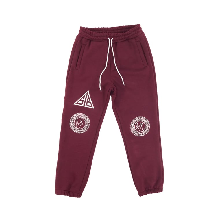 Azteca 616 Burgundy Sweatpants