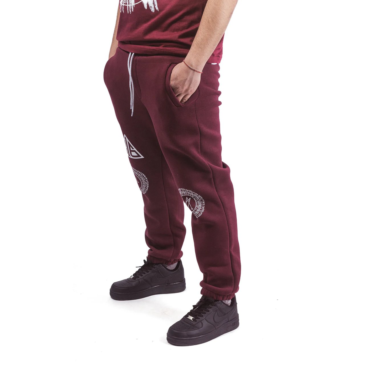 KrckBrnd Azteca 616 Burgundy Sweatpants