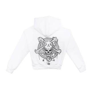 KrckBrnd Azteca RMN LOGO Crop Hoodie (Ladies)