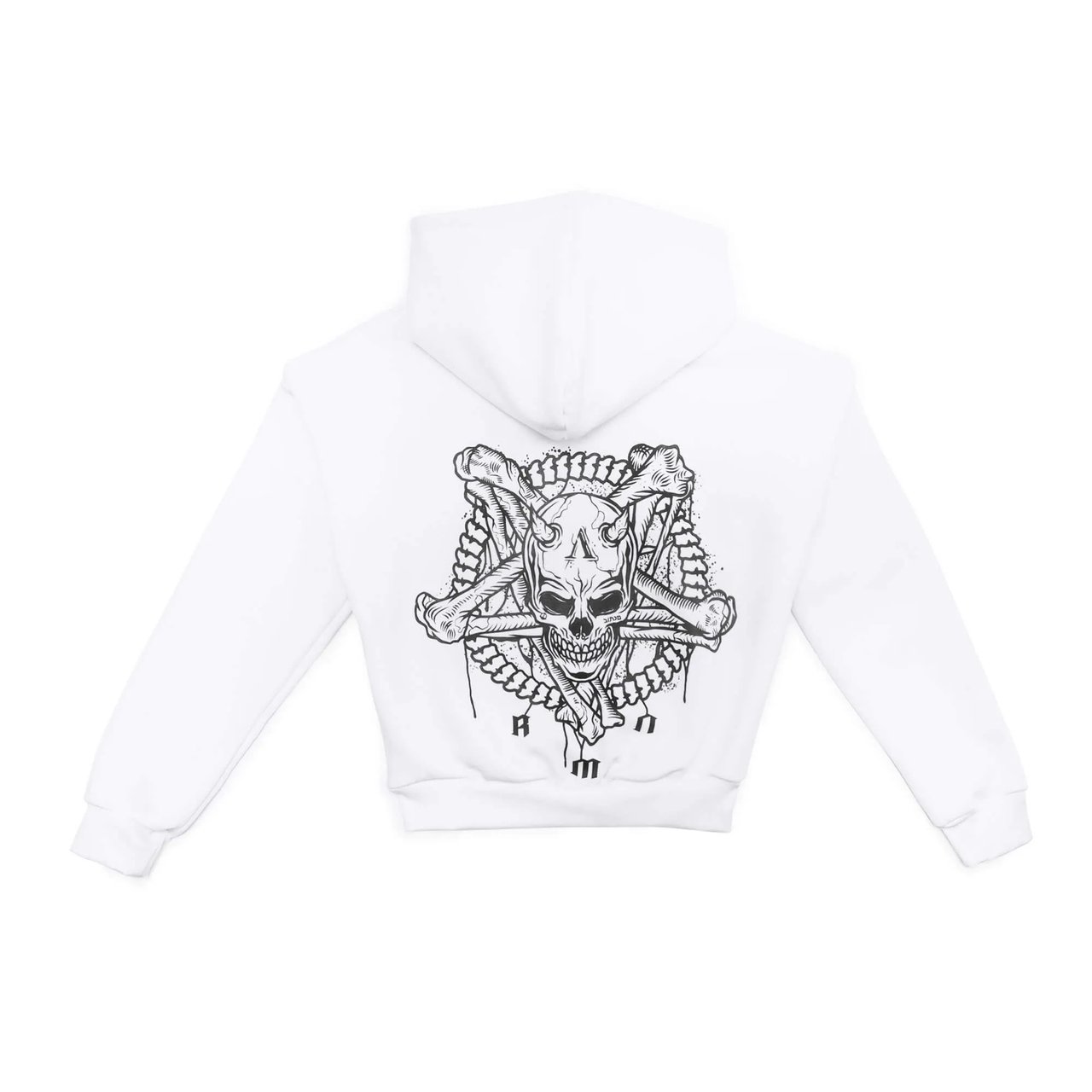 KrckBrnd Azteca RMN LOGO Crop Hoodie (Ladies)