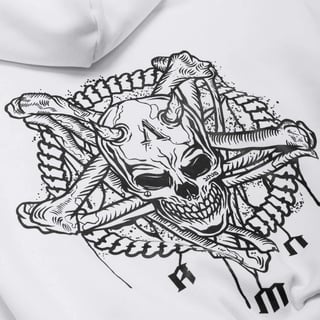 KrckBrnd Azteca RMN LOGO Crop Hoodie (Ladies)
