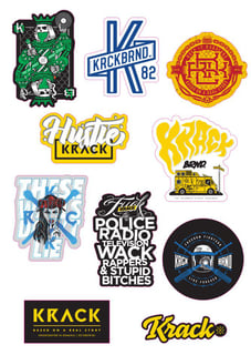 KrckBrnd Krack Sticker Stash #2