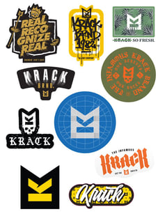 KrckBrnd Krack Sticker Stash #3