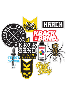 KrckBrnd Krack Sticker Stash #4