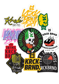 KrckBrnd Krack Sticker Stash #5