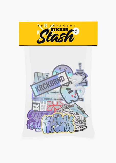 KrckBrnd Krack Sticker Stash #7 Hologram