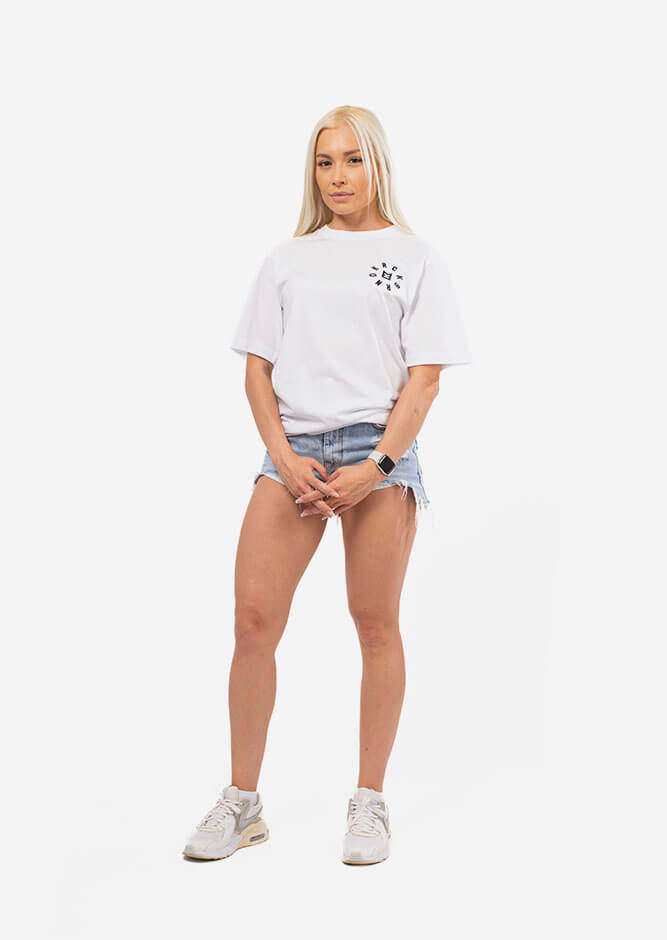 KrckBrnd Logo Tee White