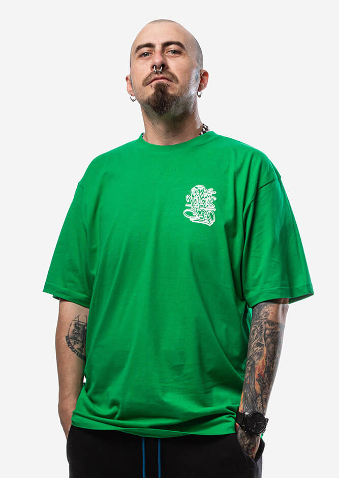 KrckBrnd OMJ Green Tee