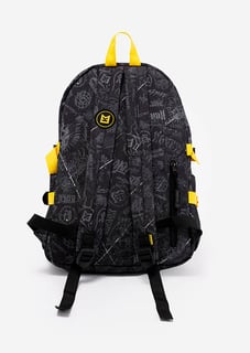 KrckBrnd Painted Black Backpack