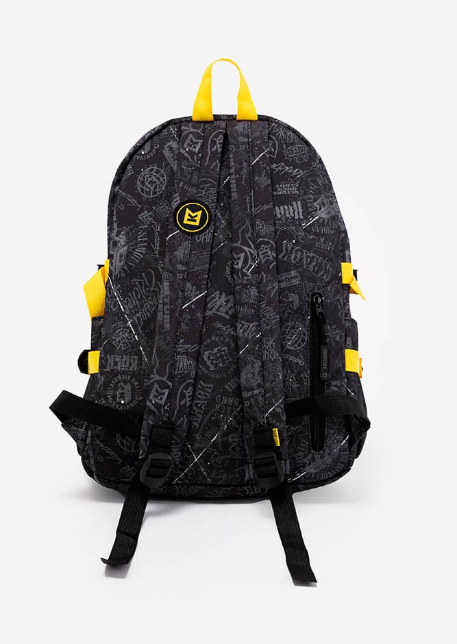 KrckBrnd Painted Black Backpack