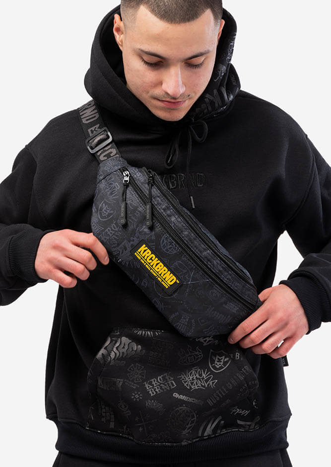 KrckBrnd Painted Black Bag