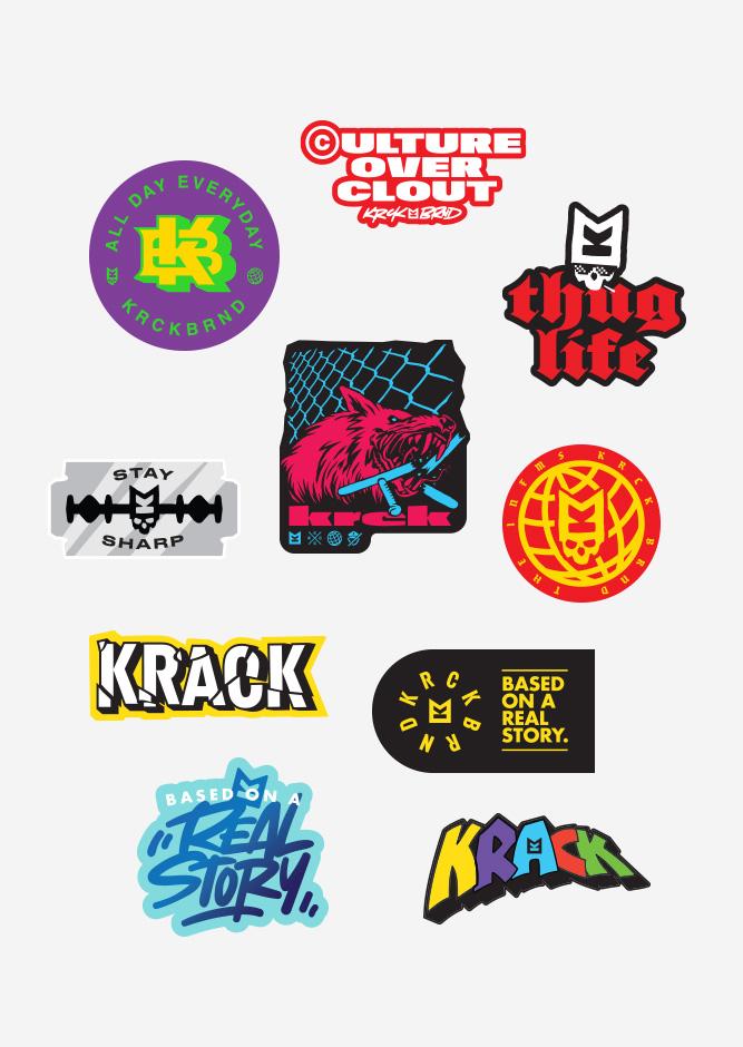 KrckBrnd Sticker Stash #8