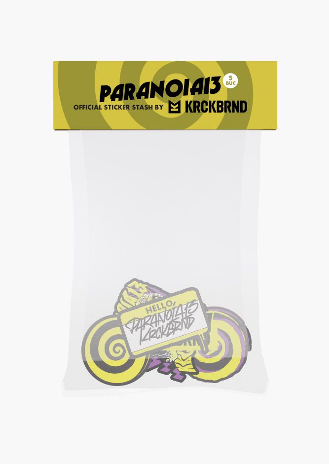 KrckBrnd Sticker stash Paranoia13